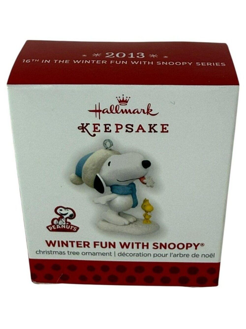 NIB Winter Fun with SNOOPY The Peanuts Gang Miniature Mini Hallmark 2013 QXM8505